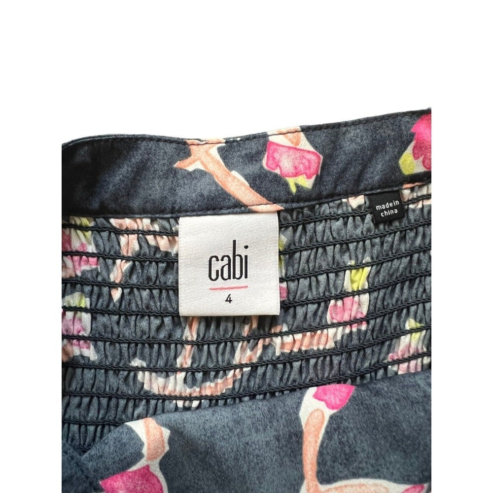 CAbi Dress Women's Size 4 Blue Watercolor Print‎ Aurora Paradise Maxi Halter - Picture 7 of 14